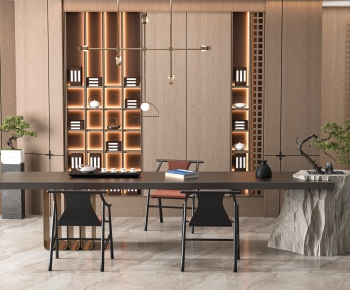 New Chinese Style Tea Tables And Chairs-ID:737740996