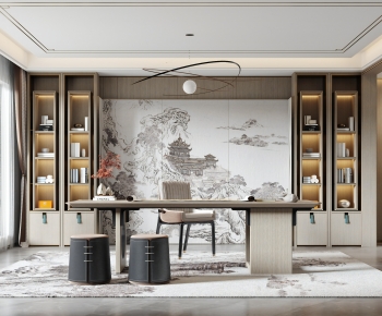 New Chinese Style Study Space-ID:501709097