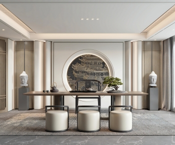 New Chinese Style Tea House-ID:495443118