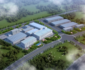 Modern Architectural Bird's-eye View Planning-ID:923172958