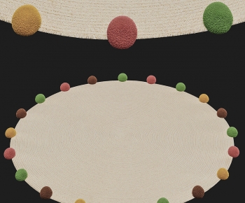 Modern Circular Carpet-ID:153241295