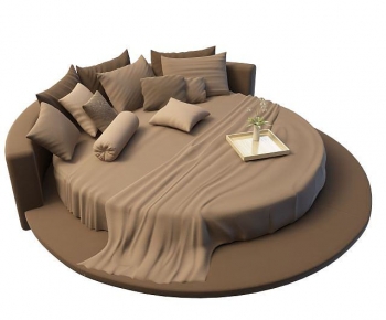 Modern Round Bed-ID:171320473