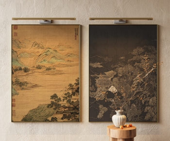 新中式装饰画组合-ID:859271054