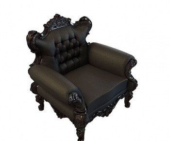 European Style Single Sofa-ID:444459928