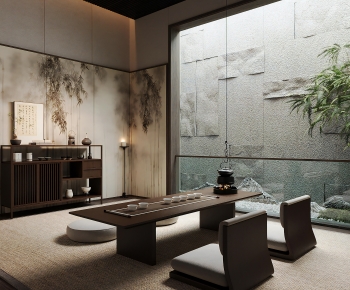 New Chinese Style Tea House-ID:995151044