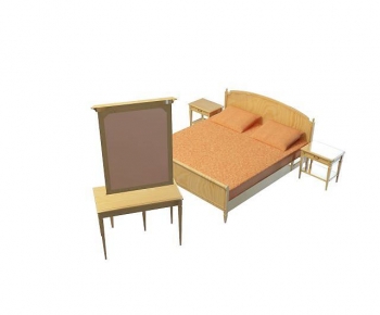 Modern Double Bed-ID:794991977