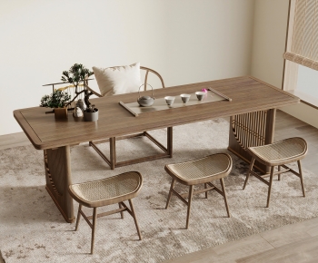 New Chinese Style Tea Tables And Chairs-ID:350883016