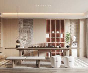 New Chinese Style Tea House-ID:989650961