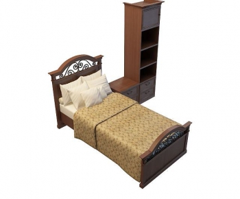 European Style Single Bed-ID:730511906