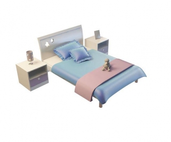 Modern Single Bed-ID:396760944