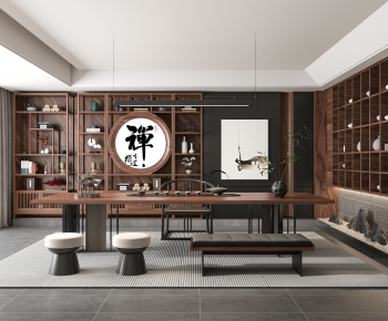 新中式茶室-ID:728317981
