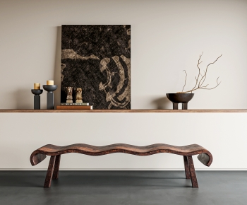 Wabi-sabi Style Bench-ID:329946046