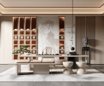 New Chinese Style Tea House-ID:525578027