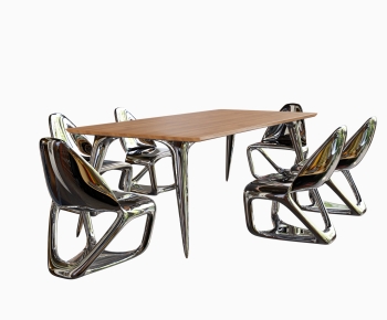 Modern Dining Table And Chairs-ID:856107956