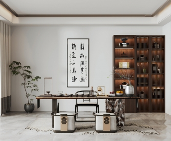 新中式茶室-ID:839168079