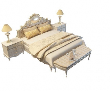 French Style Double Bed-ID:370299109