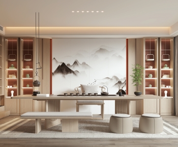 New Chinese Style Tea House-ID:890630963