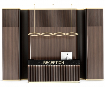 Modern Reception Desk-ID:491379982