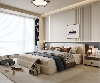 Modern Boy's Room And Son's Room-ID:721187115