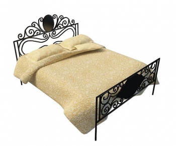 European Style Double Bed-ID:153223995