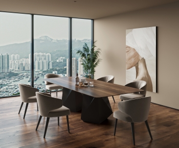 Modern Dining Table And Chairs-ID:289491893