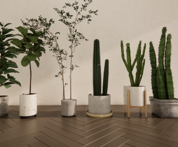 Modern Ground Green Plant Potted Plants-ID:910765895