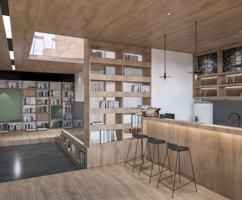 Modern Bookstore Book Bar-ID:888642071