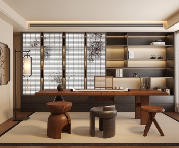 New Chinese Style Study Space-ID:253386978