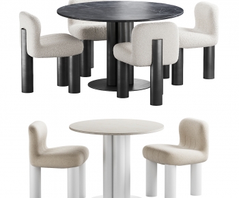 Modern Dining Table And Chairs-ID:802479986