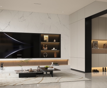 Modern A Living Room-ID:686692959