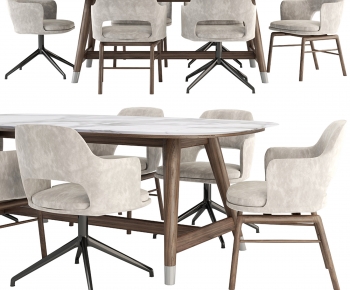 Modern Dining Table And Chairs-ID:969562055