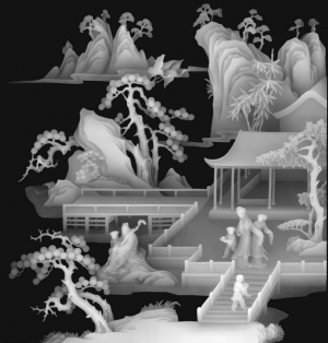 黑白灰度凹凸图-ID:629743101