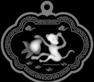 黑白灰度凹凸图-ID:741127979