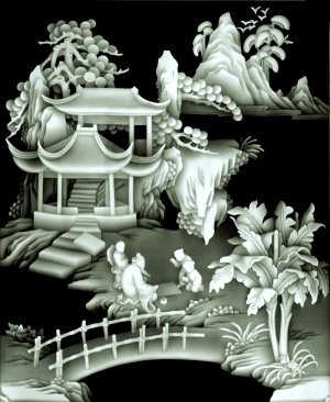 黑白灰度凹凸图-ID:758941894