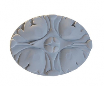 European Style Plaster Carved Top Plate-ID:757225046