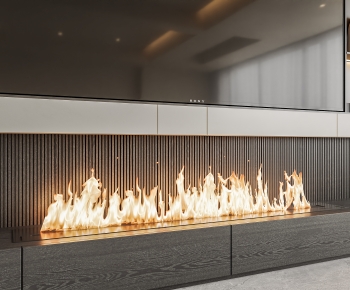 Modern Electronic Fireplace-ID:452809106
