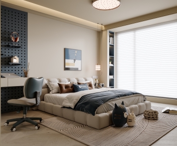 Modern Boy's Room And Son's Room-ID:553980118