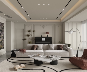 Modern A Living Room-ID:219602112