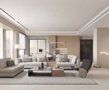 Modern A Living Room-ID:489737033