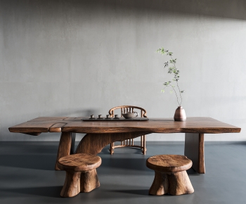 Wabi-sabi Style Tea Tables And Chairs-ID:930511951
