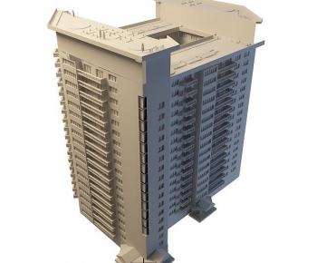 Simple European Style Residential Building-ID:809814934