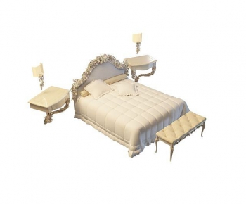 European Style Double Bed-ID:142059095