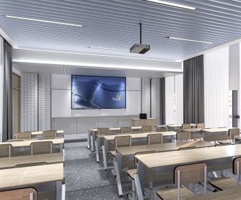 Modern School Classrooms-ID:501739981