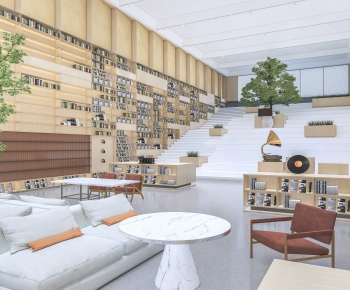 Modern Bookstore Book Bar-ID:831237087