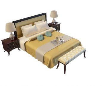 Modern Double Bed-ID:468703993