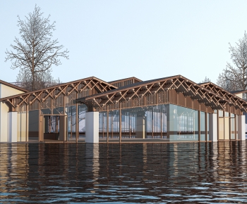 New Chinese Style Architecture Of Artistic Style-ID:638510945