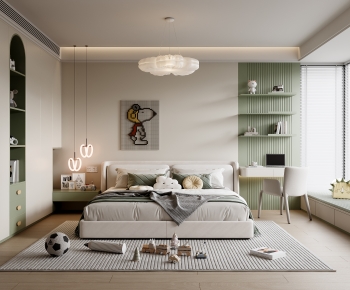 Modern Boy's Room And Son's Room-ID:706499105