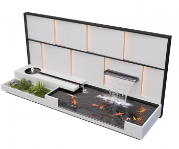 Modern Rockery Waterscape-ID:555284028