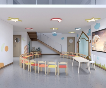 Modern Kindergarten Hall-ID:675709017