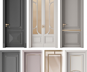 Simple European Style Single Door-ID:650424002
